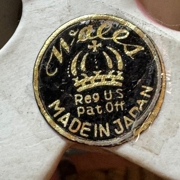 Vintage WALES Ceramic Poodle Figurine With Faux Fur & Blue Hat Made In Japan - Picture 6 of 7